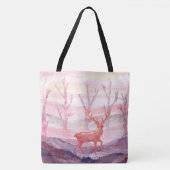 Deer in het bos draagtas (Voorkant)