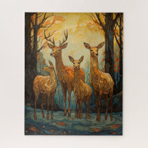 Deer in het bos