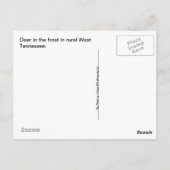 Deer in het voorste Briefkaart (Achterkant)