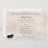 Deer in Meadow Baby shower Uitnodiging (Achterkant)