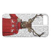 Deer in Ski Sweater 2 Case-Mate iPhone Case (Achterkant (Horizontaal))