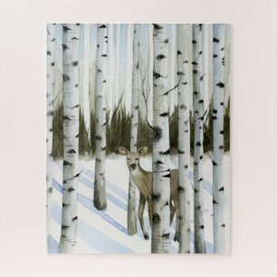 Deer in Snowfall Legpuzzel