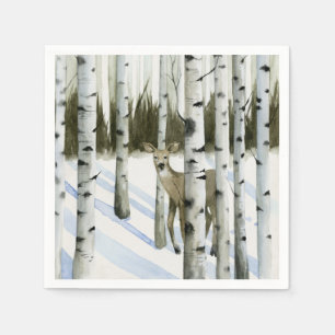 Deer in Snowfall Servet