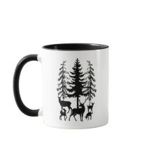 Deer in the Forest Coffee Mug