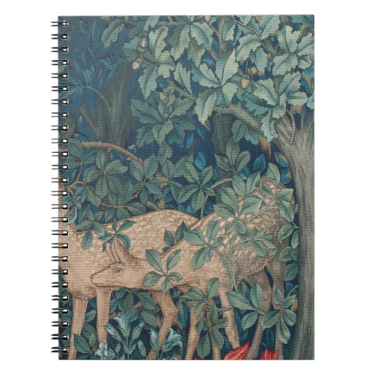 Deer in The Forest, William Morris Notitieboek (Voorkant)