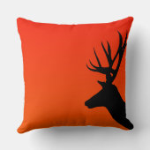 Deer in The Sunset Kussen (Achterkant)