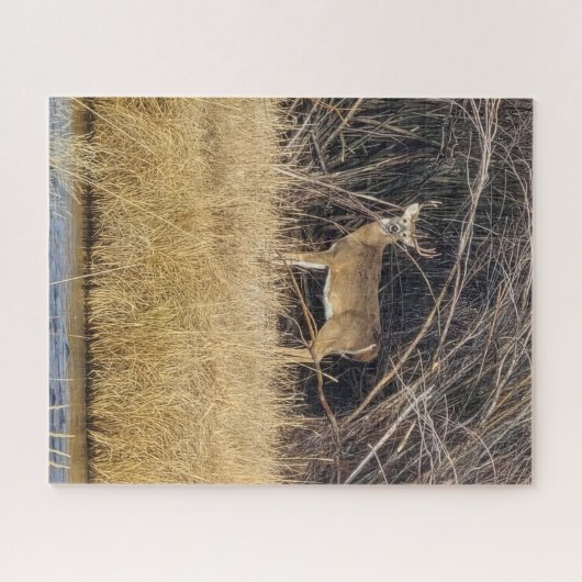 Deer in the Thicket Jigsaw Puzzle (Horizontal)