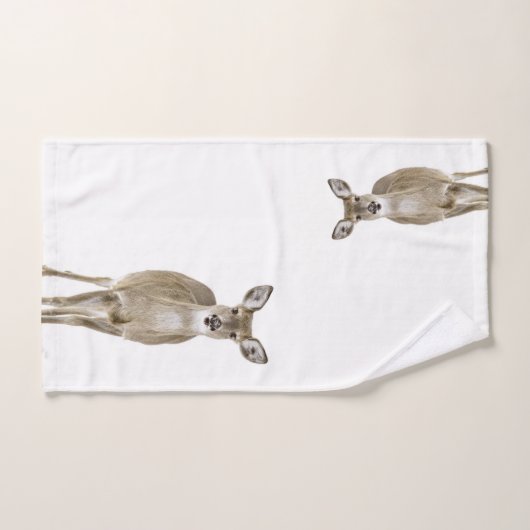 Deer in Winter op Bathroom Towel Set Bad Handdoek (Handdoek)