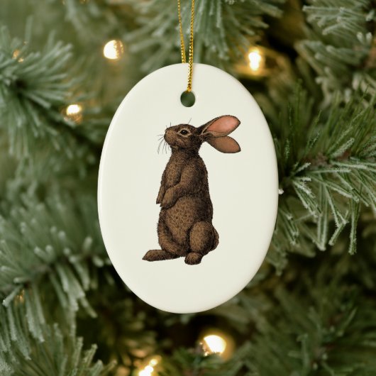 Deer Keramisch Ornament (Boom)