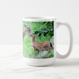 Deer Kissing Fawn Koffiemok