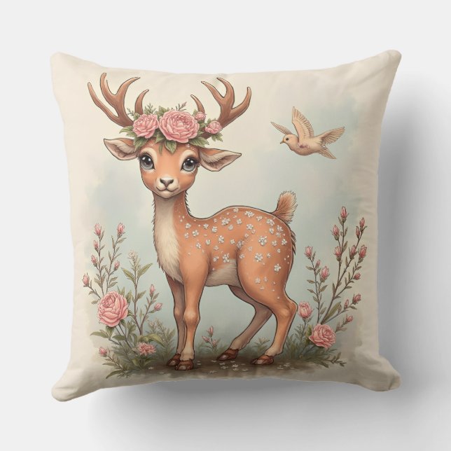 Deer Kussen (Achterkant)