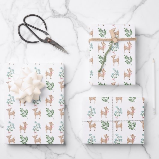 Deer Little One Wrapping Paper (Voorkant)