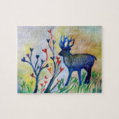 Deer Love 8" x 10" Puzzle photo avec boîte cadeau (Horizontal)