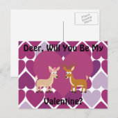 Deer Love Feestdagenkaart (Voorkant / Achterkant)