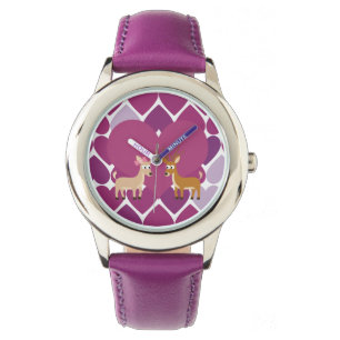 Deer Love Horloge