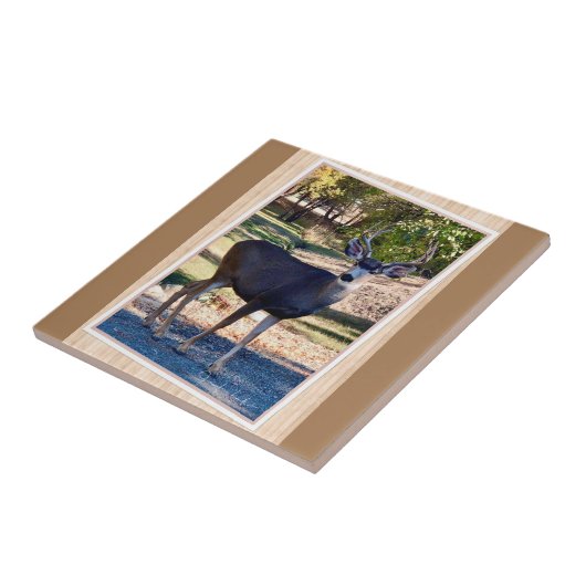 Deer Love Tegeltje (Zijkant)