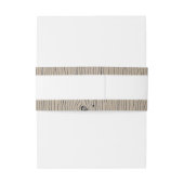 Deer Love Woodland Deer Wedding Custom Uitnodigingen Wikkel (Achterkant Voorbeeld)