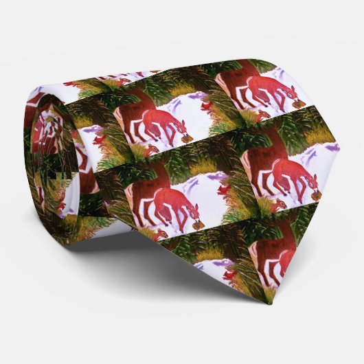 DEER, MAN HEEFT HET BOSSTE stropdas INGEVOERD (Opgerold)