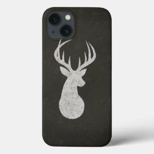 Deer met Antlers Chalk Drawing iPhone 13 Hoesje
