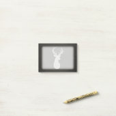Deer met Antlers Chalk Drawing Post-it® Notes (Op bureau)
