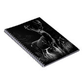 Deer met geweien per veld en boom notitieboek (Rechterzijde)