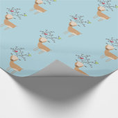 Deer met vogels cadeaupapier (Hoek)