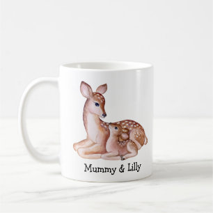 Deer Mom & Baby - Adorable Mug Custom