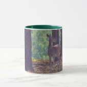 Deer Mother et Young Forest Art Mug Cup (Centre)