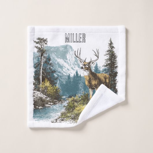 Deer Nature Bad Handdoek (Wasdoekje)