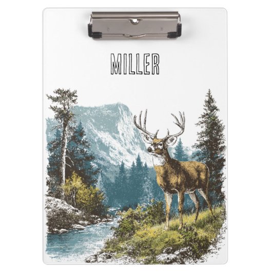 Deer Nature  Klembord (Voorkant)