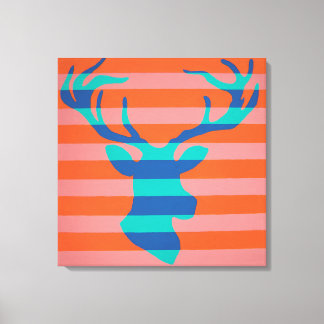 Deer op Canvas Afdruk