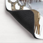 Deer op Mountain Mousepad Muismat (Hoek)