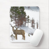 Deer op Mountain Mousepad Muismat (Met muis)
