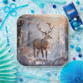 Deer Papieren Bordje (Feest)