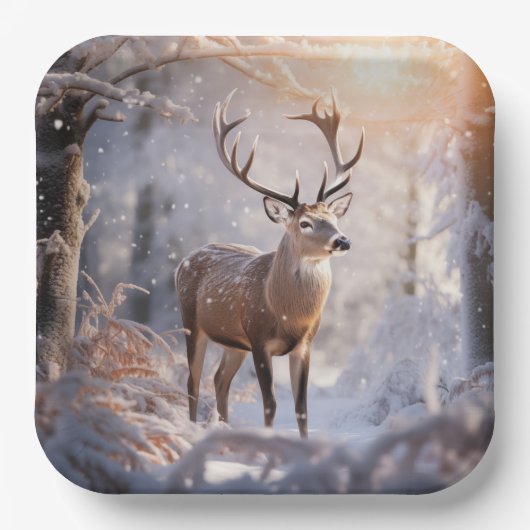 Deer Papieren Bordje (Voorkant)