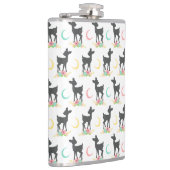 Deer Pattern, Baby Deer, Boho, Flowers, Moon Heupfles (Rechts)