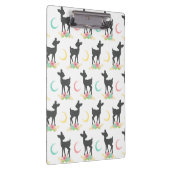 Deer Pattern, Baby Deer, Boho, Flowers, Moon Klembord (Rechts)