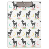 Deer Pattern, Baby Deer, Boho, Flowers, Moon Klembord (Voorkant)