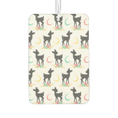 Deer Pattern, Baby Deer, Boho, Flowers, Moon Luchtverfrisser (Achterkant)
