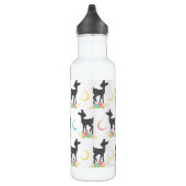 Deer Pattern, Baby Deer, Boho, Flowers, Moon Waterfles (Rechts)