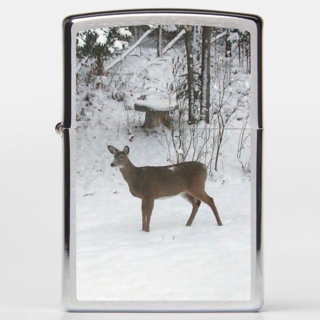 Deer Permanent in sneeuw (Voorkant)