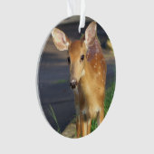 Deer Photo Ornament (voorkant)