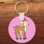 Deer Pink Sleutelhanger (Voorkant)