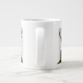 Deer Portrait Extra Grote Beker (Achterkant)