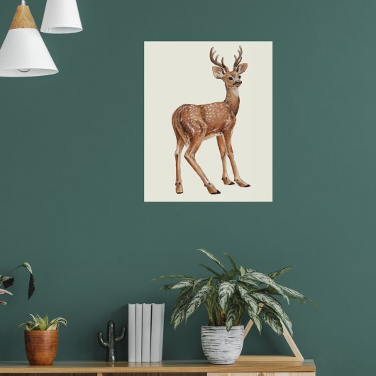 Deer Poster (Woonkamer 1)