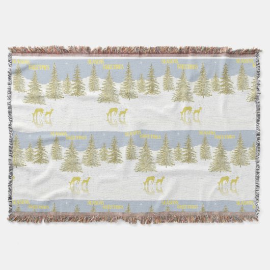Deer Reflection Deken (Voorkant)