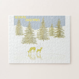 Deer Reflection Legpuzzel