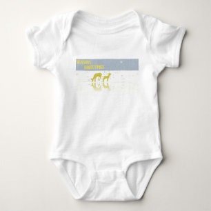 Deer Reflection-Star Romper