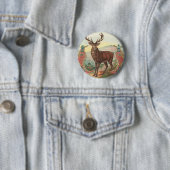 Deer Ronde Button 5,7 Cm (In situ)