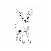 Deer Rubberstempel (Afrduk)